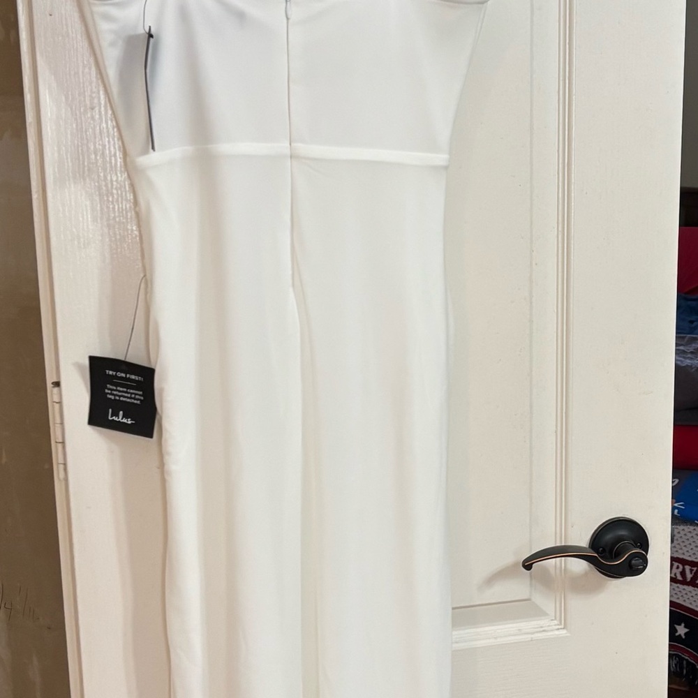Lulus Elegant White Strapless Dress - Picture 7 of 10